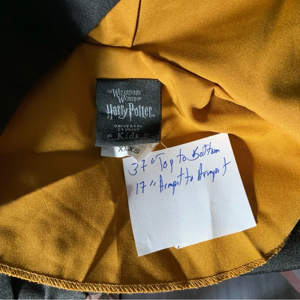 Warner Bros. Black and Gold Kids Harry Potter Robe Costume